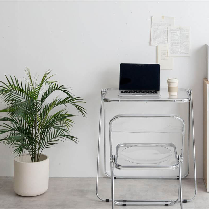折りたたみクリアデスク